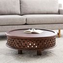 Online Designer Combined Living/Dining Carved Wood Coffee Table