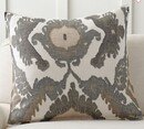 Online Designer Bedroom Hudson Ikat Embroidered Pillow Cover