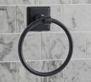Online Designer Bathroom Matte Black Pearson Towel Ring