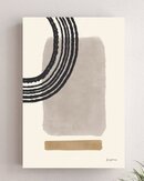 Online Designer Living Room Geo Abstract III Neutral by Becky Thorns - Print on Canvas