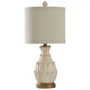 Online Designer Living Room Ericka Mini Ardichoke 24''Distressed off White/Light Beige Bedside Table Lamp