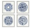 Online Designer Living Room Porcelain Blue Framed Paper Prints