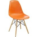 Online Designer Bedroom Molded Plastic Modern Dining Chair