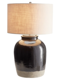 Online Designer Bedroom Miller Ceramic Table Lamp, Black