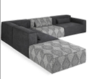Online Designer Living Room Mix Modular 5 Piece Sectional Sofa