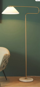 Online Designer Living Room Harriet Pleated Floor Lamp