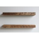 Online Designer Living Room Joao 2 Piece Poplar Solid Wood Floating Shelf (Set of 2)
