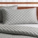 Online Designer Bedroom Fontaine Grey Cotton Quilt King