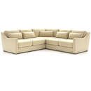 Online Designer Combined Living/Dining Verano II 3-Piece Slope Arm Sectional Sofa