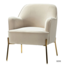 Online Designer Home/Small Office Cleo 26'' Wide Velvet Armchair