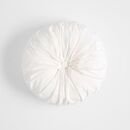 Online Designer Living Room Velvet Pleated Round Pillow