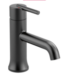 Online Designer Bathroom Delta Faucet 559LF-BLLPU Trinsic Single Handle Single-Hole Bathroom Faucet, Less Pop-Up Drain