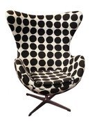 Online Designer Living Room Replica Arne Jacobsen Egg Chair – Black Dot