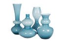 Online Designer Home/Small Office Asst. of 4 Glass Vases, Light Blue