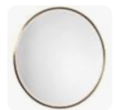 Online Designer Bathroom Pottery Barn - Layne 36” Round Wall Mirror 