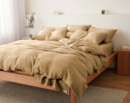 Online Designer Bedroom Camel Duvet Cover-King-2 King Pillow Cases