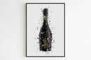 Online Designer Dining Room Prosecco Bottle | Alcohol | Liquor | Drink | Pub | Bar | Restaurant | Club | Wall Art | Poster | Print 0025