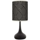 Online Designer Nursery Black Finish Droplet Table Lamp