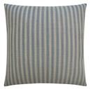 Online Designer Living Room Emma Modern Classic Square Blue Feather Down Pillow - 22 x 22