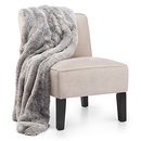 Online Designer Combined Living/Dining Chinchilla Throw-grey