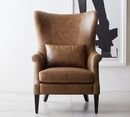 Online Designer Combined Living/Dining Champlain Wingback Leather Armchair