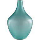 Online Designer Combined Living/Dining Aqua Glass Vase