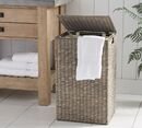 Online Designer Bedroom Seagrass Handcrafted Hamper - Gray Wash