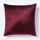 Online Designer Combined Living/Dining Cotton Luster Velvet Pillow Cover - Berry
