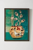 Online Designer Dining Room Poppies Vase Wall Art