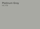 Online Designer Combined Living/Dining Ben® Waterborne Interior Paint - Eggshell Gallon Platinum Gray HC-179