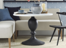 Online Designer Kitchen Chapman Round Marble Pedestal Dining Table