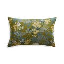 Online Designer Bedroom Carly Jacquard Floral Pillow with Feather-Down Insert 22