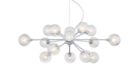 Online Designer Living Room Possini Euro Design Spheres 15-Light Glass Pendant 