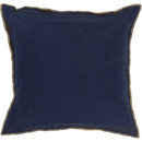 Online Designer Living Room Navy Linen Pillow