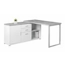 Online Designer Business/Office Dariell 3 Drawer L-Shape Executive Desk