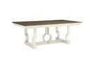 Online Designer Combined Living/Dining Traditional Pedestal Dining Table in Saltbox White