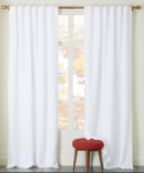 Online Designer Bedroom Belgian Flax Linen Curtain - White