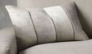 Online Designer Combined Living/Dining channel-stitch hide lumbar pillow