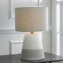 Online Designer Bedroom GROOVED CONCRETE TABLE LAMP - SMALL 