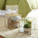 Online Designer Living Room Havana Glass Display Boxes by Birch Lane