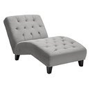 Online Designer Home/Small Office Chambers Chaise - Granite
