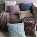 Online Designer Living Room Beige Geometric Design Pillow