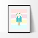 Online Designer Kids Room Ice Cream Print