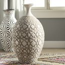 Online Designer Combined Living/Dining Tall Ivory Earthenware Floor Vase
