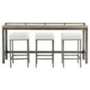 Online Designer Living Room Addison Industrial Loft Grey Wood Dining Bar Table Set