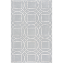 Online Designer Bedroom Geometric Gray Area Rug