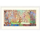 Online Designer Living Room 'Klimt's Tree of Life 2.0' by Eric Chestier Framed Graphic Art