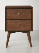 Online Designer Bedroom Williams 2 - Drawer Solid + Manufactured Wood Nightstand