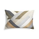 Online Designer Bedroom Addy Neutral Embroidered Pillow 18
