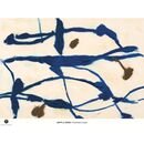 Online Designer Combined Living/Dining Figures Self-Adhesive Wall Mural in Cobalt by Zoe Bios Creative for Tempaper